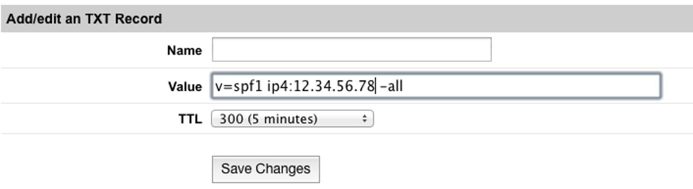 SPF Record SPF Record