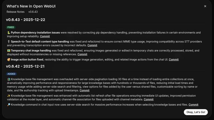 Open WebUI Welcome 1